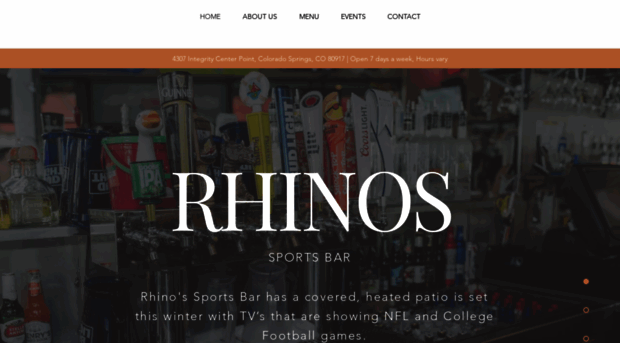 rhinossportsbar.com