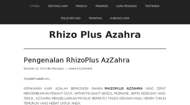 rhizoplusazzahra.com