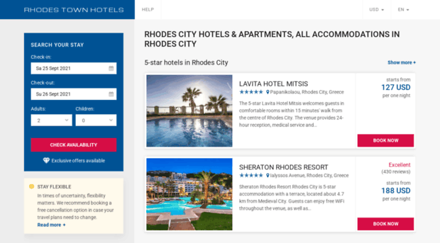 rhodes-town-hotels.com