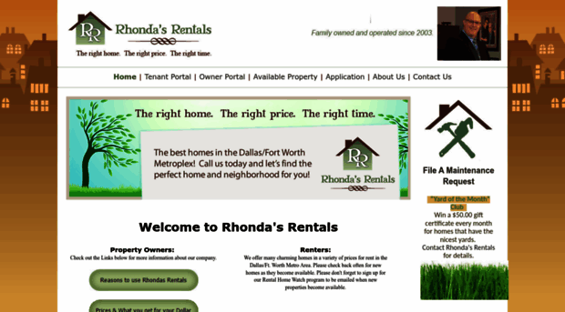 rhondasrentals.com