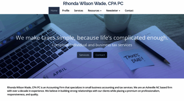 rhondawadecpa.com