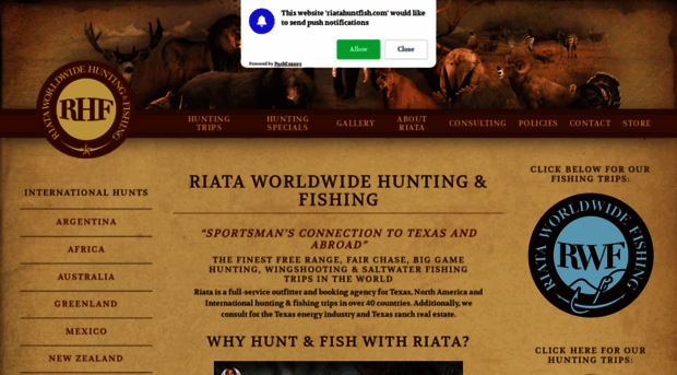 riatahuntingranches.com