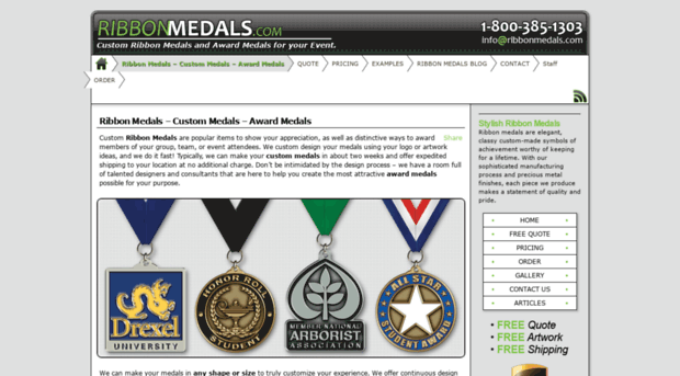 ribbonmedals.com