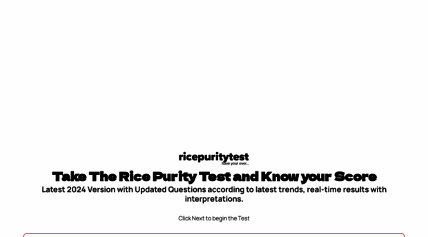 rice-purity-test.com