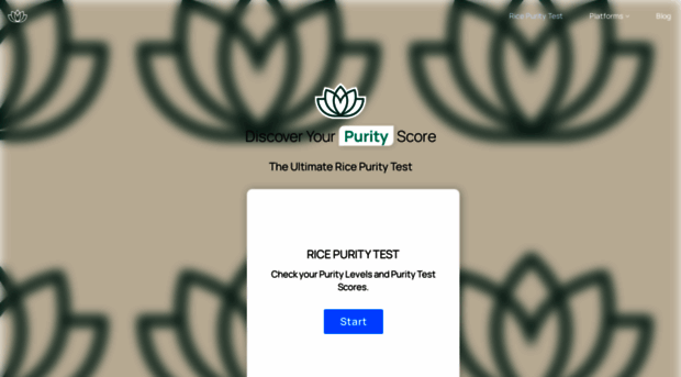 rice-purityytest.com