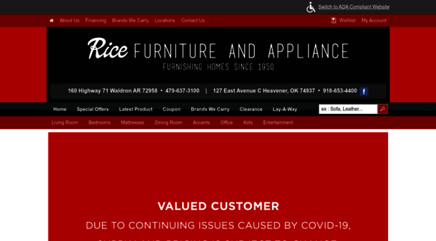 ricefurnitureandappliances.com