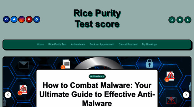 ricepuritytestscore.com