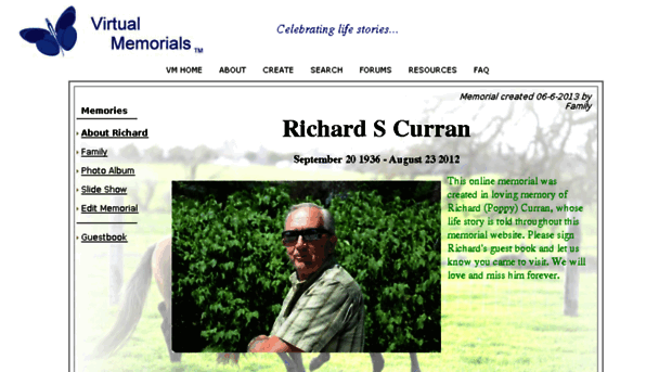 richard-curran.virtual-memorials.com