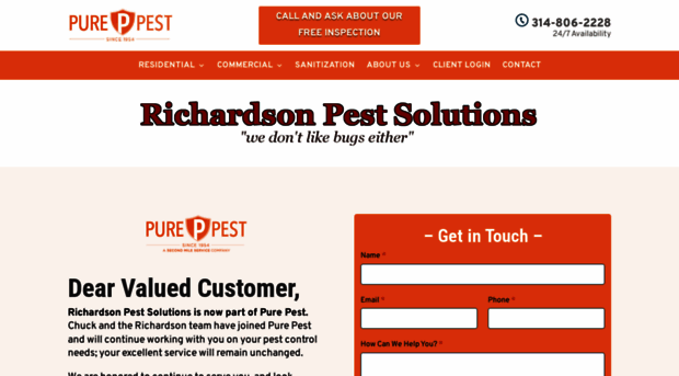 richardsonpestsolutions.com