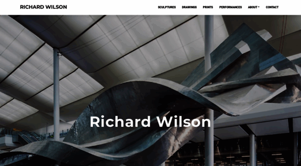 richardwilsonsculptor.com