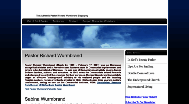 richardwurmbrandbio.info