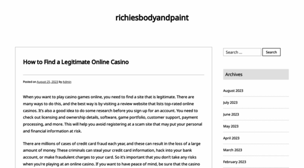 richiesbodyandpaint.net