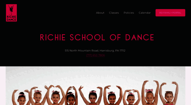 richieschoolofdance.com