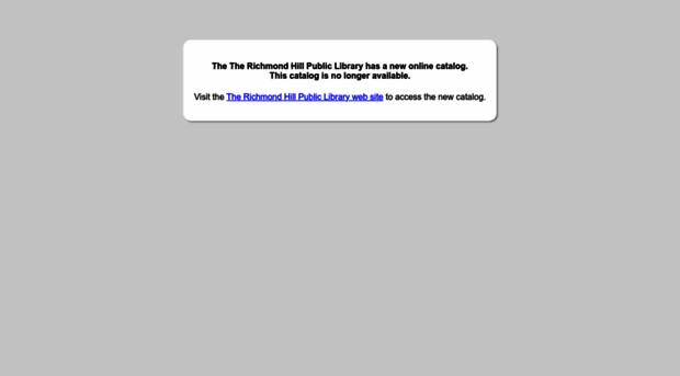 richmondhill.bibliocommons.com