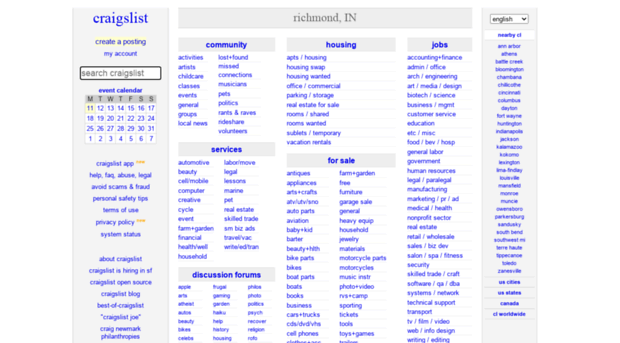 richmondin.craigslist.org