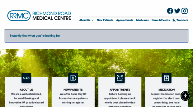 richmondroadmedicalcentre.nhs.uk