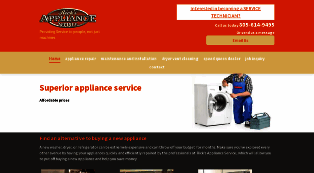 ricksappliancesvc.com