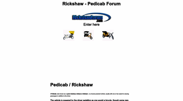 rickshawforum.com