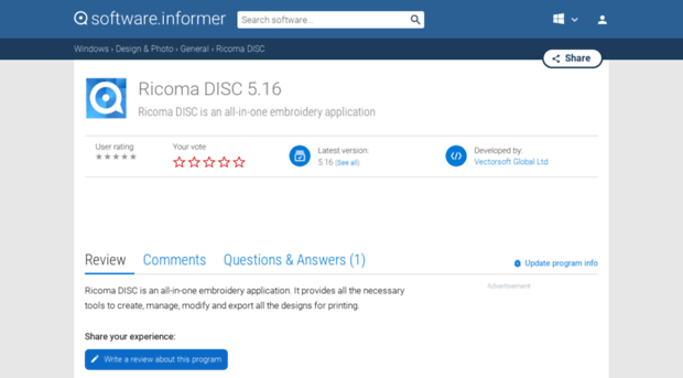 ricoma-disc.software.informer.com