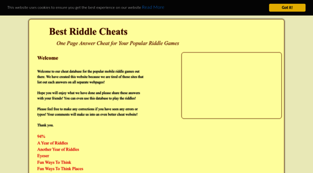 riddlecheat.com