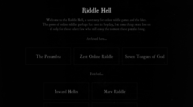 riddlehell.net