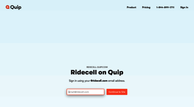 ridecell.quip.com