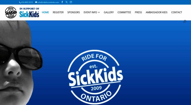 rideforsickkids.com