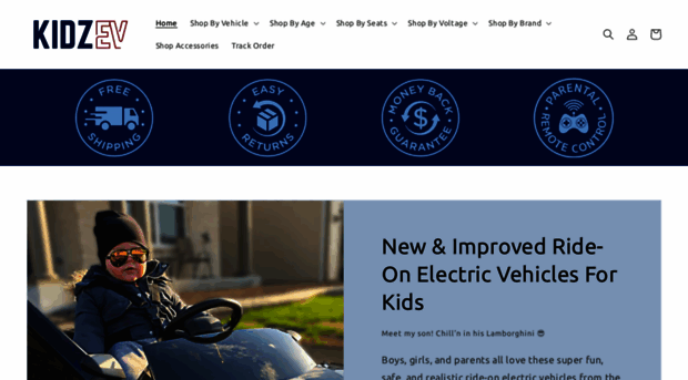 rideonelectriccars.com