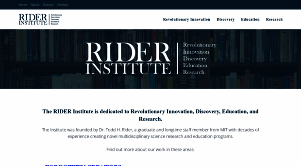 riderinstitute.org