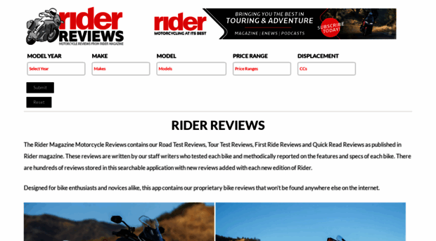 ridermagazinereviews.com