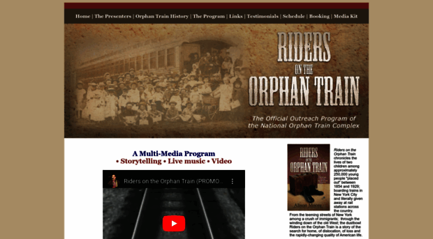 ridersontheorphantrain.org