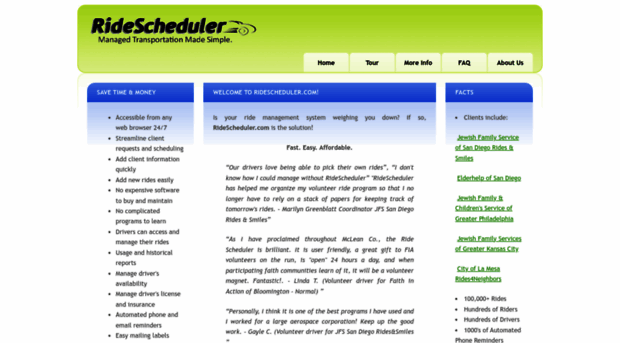 ridescheduler.com