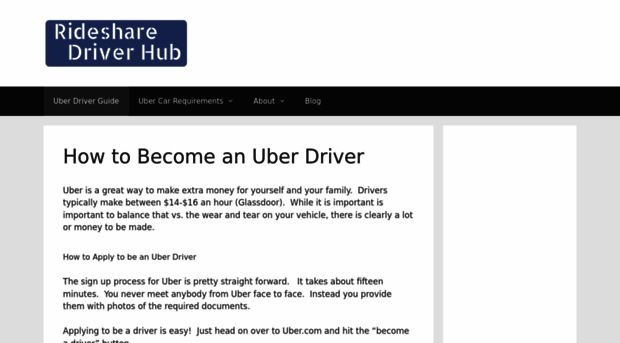 ridesharedriverhub.com