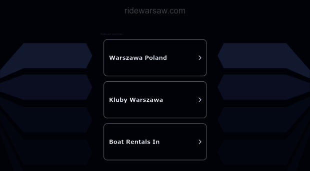 ridewarsaw.com