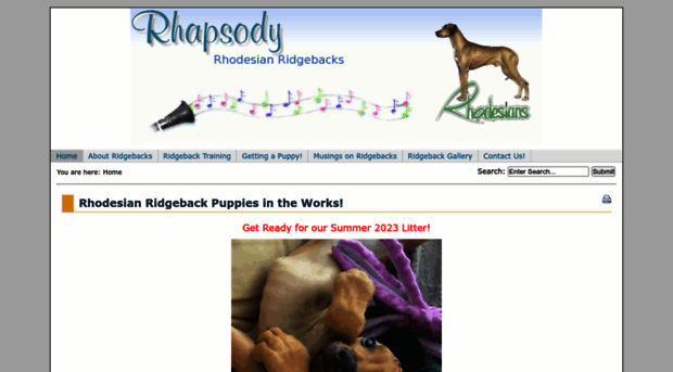 ridgebackpuppies.com