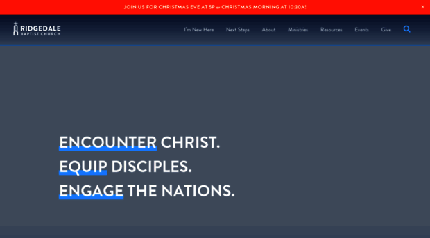 ridgedalebaptist.org