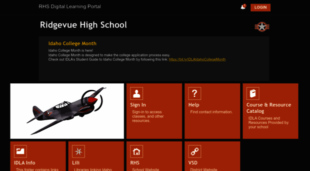 ridgevue.idiglearning.net