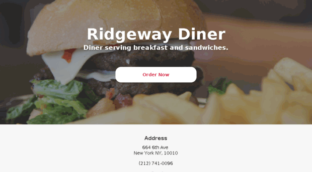 ridgewaydiner.net