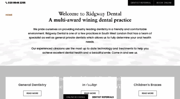 ridgwaydental.co.uk