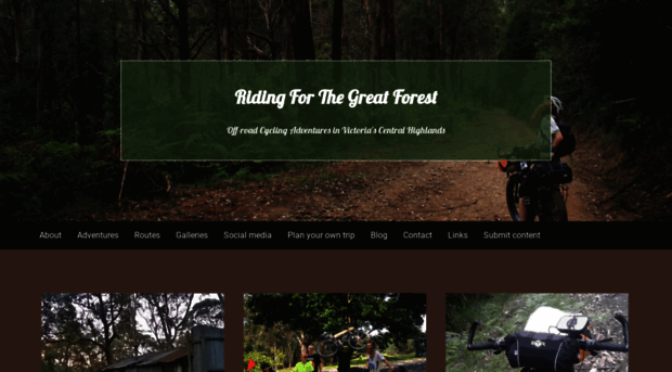 ridingforthegreatforest.com