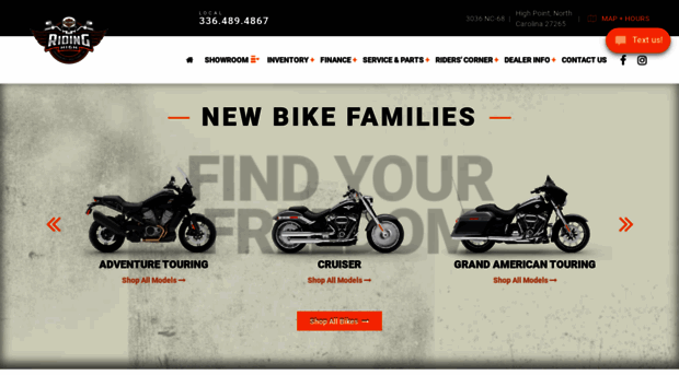 ridinghighharleydavidson.com