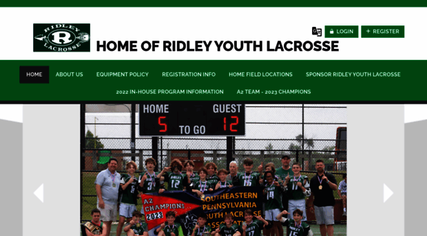 ridleyyouthlacrosse.com
