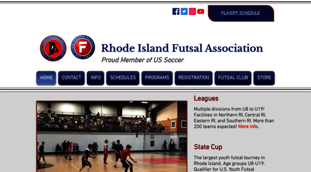 rifutsalleague.com