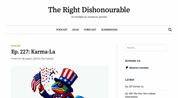 rightdishonourable.com