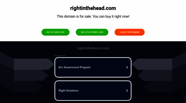 rightinthehead.com