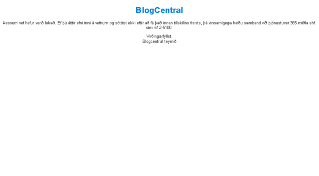 riginal.blogcentral.is