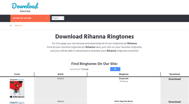 rihanna.download-ringtone.com