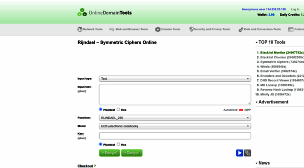 rijndael.online-domain-tools.com