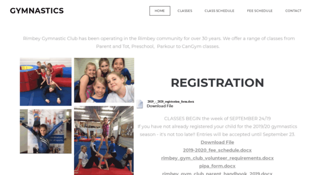 rimbeygymnasticsclub.com