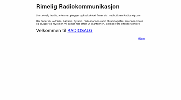 rimelig.radiokommunikasjon.net